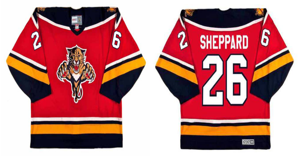 2019 Men Florida Panthers #26 Sheppard CCM NHL jerseys